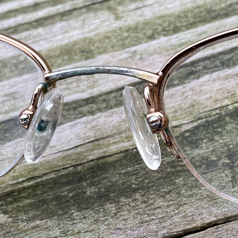 Dkny Glasses Frames Half Rim Translucent Light Ta… - image 8